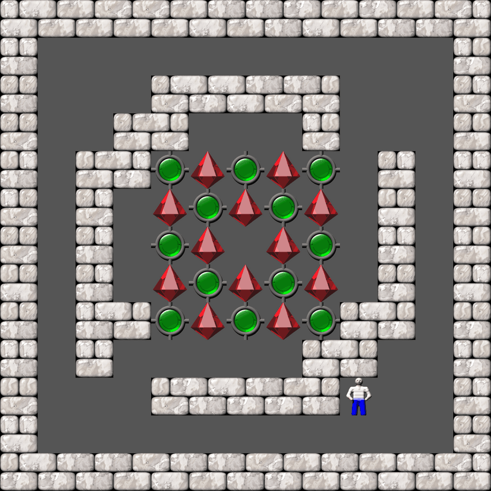 Сокобан Bugs collection 3 уровень 63